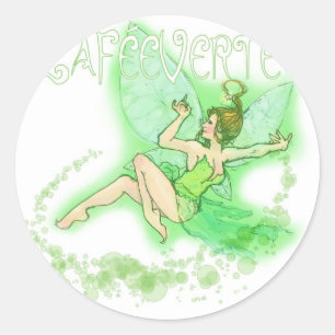 Adesivo Redondo Dacil Absinthe La Fee Verte II