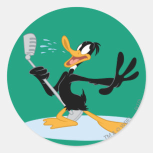 Adesivo Redondo DAFFY DUCK™ Cantando