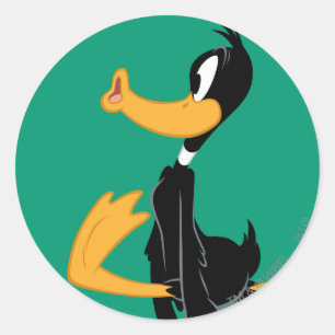 Adesivo Redondo DAFFY DUCK™ SENDO Maluco