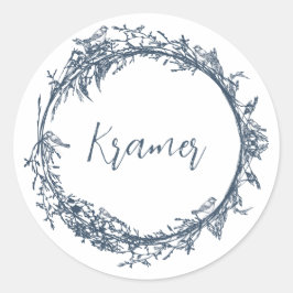 Adesivo Redondo Daîd Bird