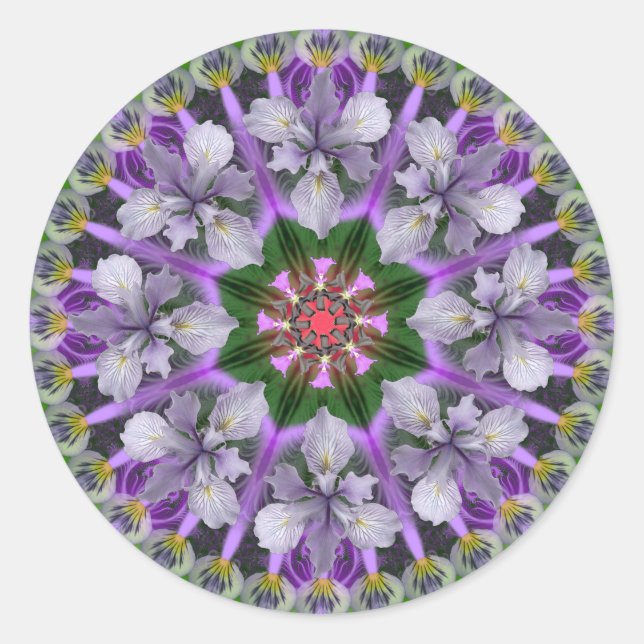 Adesivo Redondo Daily Focus Mandala 3415 Sticker (Frente)