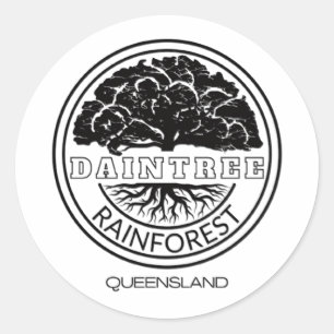 Adesivo Redondo Daintree RainForest