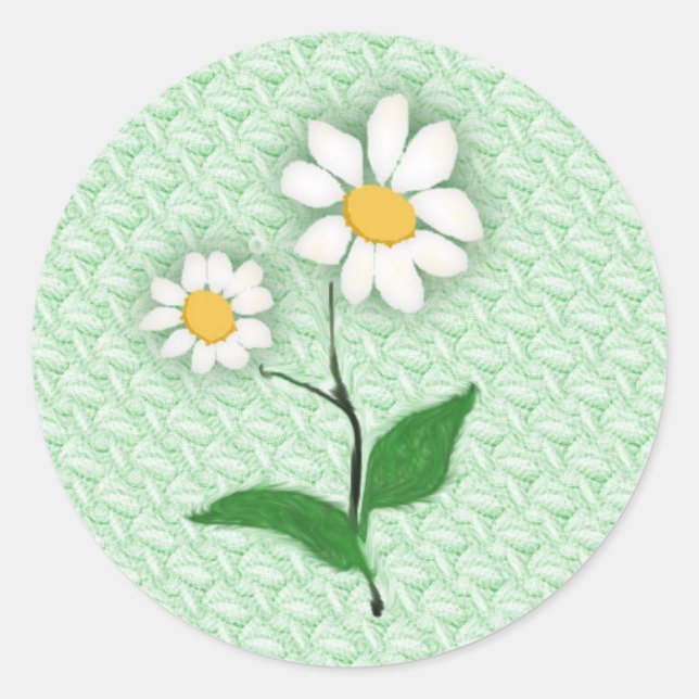 Adesivo Redondo Daisies (Frente)