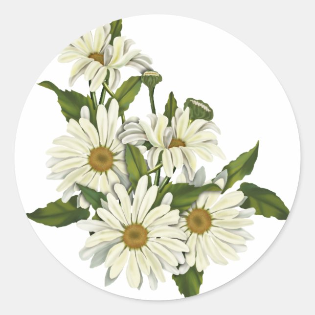 Adesivo Redondo Daisy Cluster (Frente)