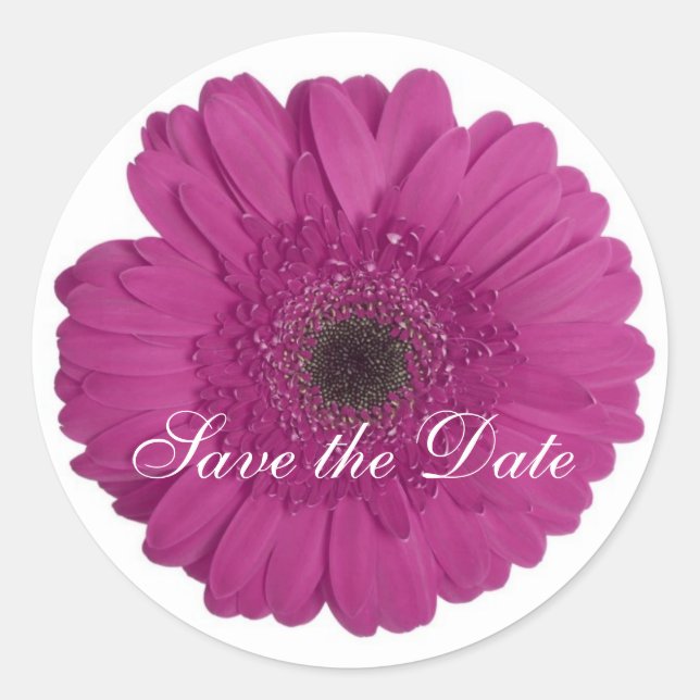 Adesivo Redondo Daisy Custom Floral Sticker (Frente)