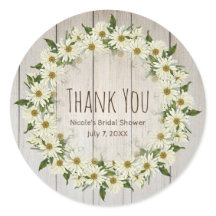 Daisy Flowers Floral Wreath Rustic Country