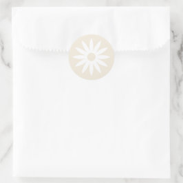 Adesivo Redondo Daisy sticker