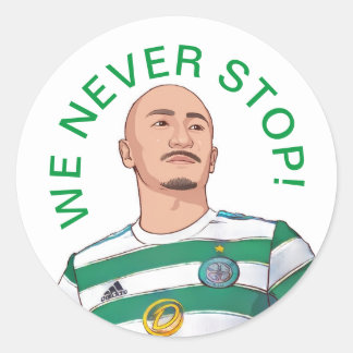 Adesivo Redondo Daizen Maeda We Never Stop Sticker