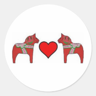 Adesivo Redondo Dalas e Hearts