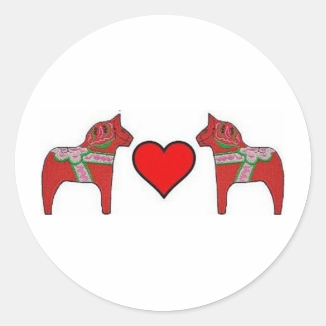 Adesivo Redondo Dalas e Hearts (Frente)