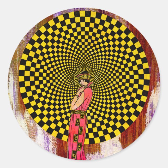 Adesivo Redondo Daliance de Michael Moffa (Frente)