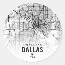 Dallas, mapa da cidade do Texas | Boas-vindas