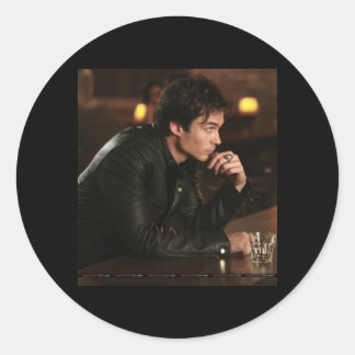 Adesivo Redondo Damon Salvatore