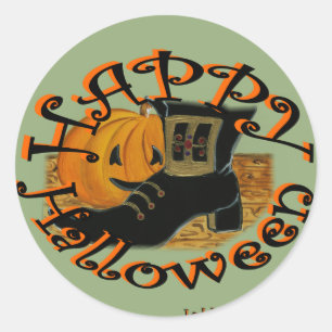 Adesivo Redondo Damybugs Art "Halloween"