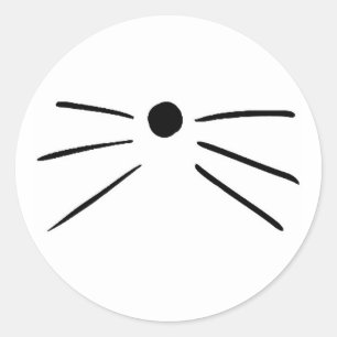 Adesivo Redondo Dan e Phil Cat Whisker Stickers