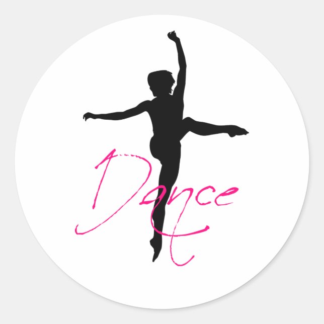 Adesivo Redondo dança_2 (Frente)