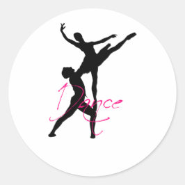 Adesivo Redondo dança_3