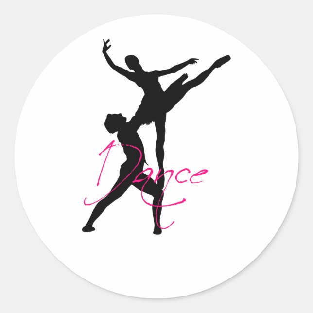 Adesivo Redondo dança_3 (Frente)