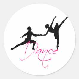 Adesivo Redondo dança_4