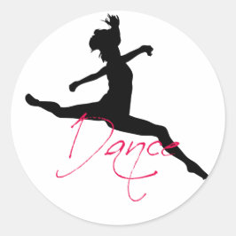 Adesivo Redondo dança_6