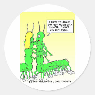 Adesivo Redondo Dançando Camisetas, presentes e Coleções engraçada