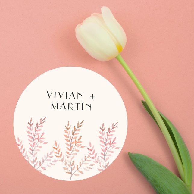 Adesivo Redondo Dançando com o sussurro do vento (Criador carregado)