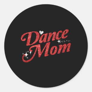 Adesivo Redondo Dançando Mãe Dança Mãe