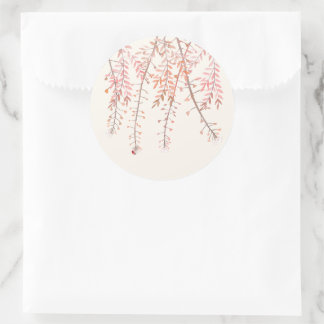 Adesivo Redondo Dançar com o sussurro do véu Vestido