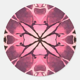 Adesivo Redondo Dançarina (Cranberry)