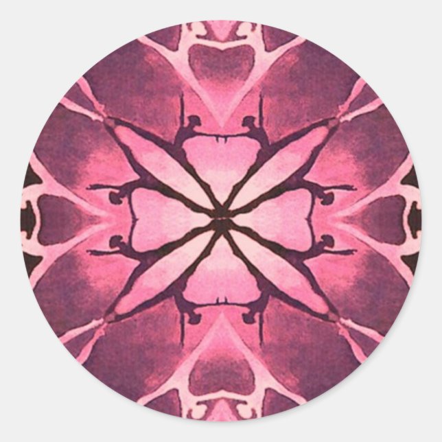 Adesivo Redondo Dançarina (Cranberry) (Frente)