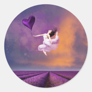 Adesivo Redondo Dançarino