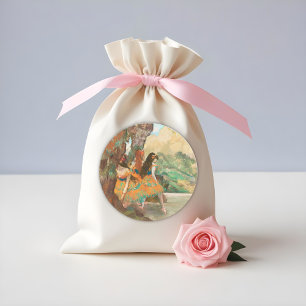 Adesivo Redondo Dançarinos balés, Degas Art
