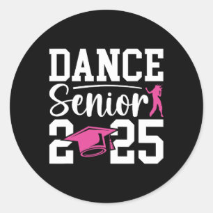 Adesivo Redondo Dance Mais velho 2025 Cl Da Dançarina Mais velho 2