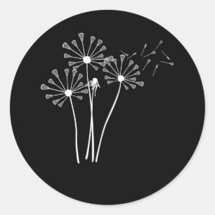 Adesivo Redondo Dandelion Lacrosse for Lacrosse Player Sport Lax M