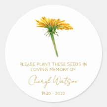 Dandelion | Pacote de Sementes de Memorial Simples