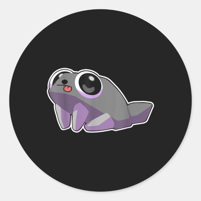 Adesivo Redondo Dandys World Pebble _ Crianças de Aniversário Pebb (Frente)