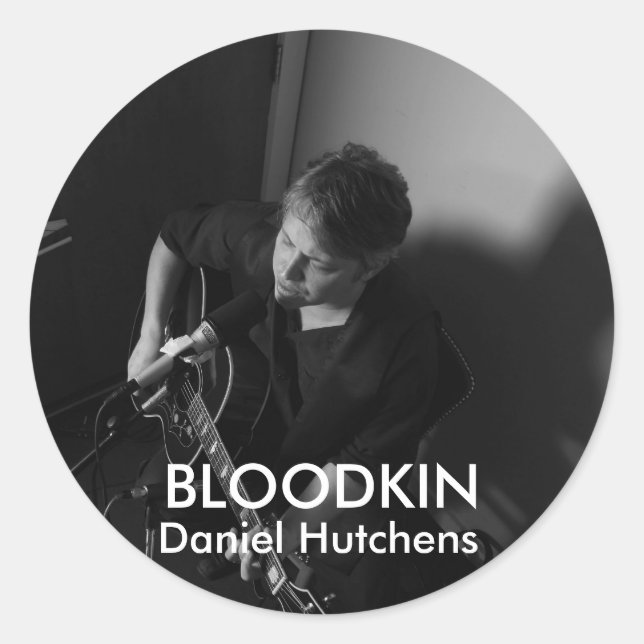 ADESIVO REDONDO DANIEL HUTCHENS STICKER (Frente)