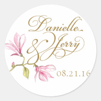 Adesivo Redondo Danielle & Jerry Stickers