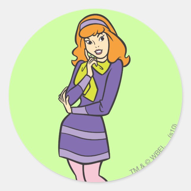 Adesivo Redondo Daphne Wondering (Frente)