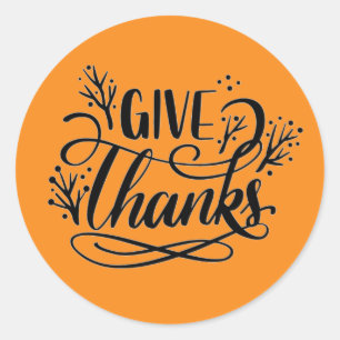 Adesivo Redondo Dar Obrigados