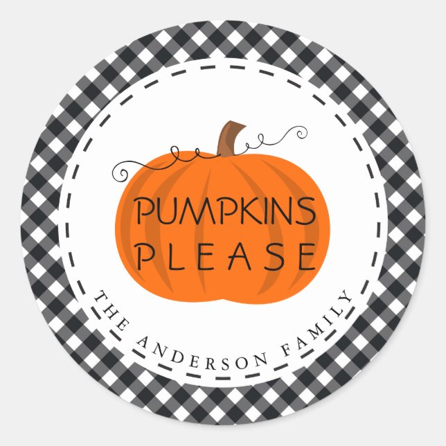 Adesivo Redondo Dar Obrigados | Ação de Graças da Xadrez de Bombai (Frente)