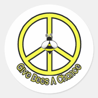 Adesivo Redondo dar oportunidade às abelhas