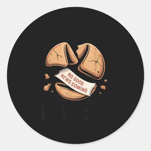 Adesivo Redondo Dark Humor Cynical Sarcastic Emotional Honesty Pes (Frente)