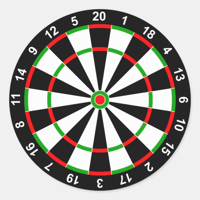 Adesivo Redondo Dartboard (Frente)