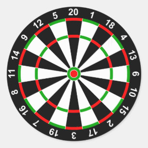 Adesivo Redondo Dartboard