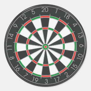 Adesivo Redondo Dartboard