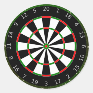 Adesivo Redondo Dartboard