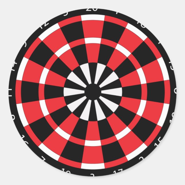 Adesivo Redondo Dartboard Mod (Frente)