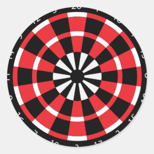 Adesivo Redondo Dartboard Mod