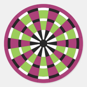 Adesivo Redondo Dartboard Mod